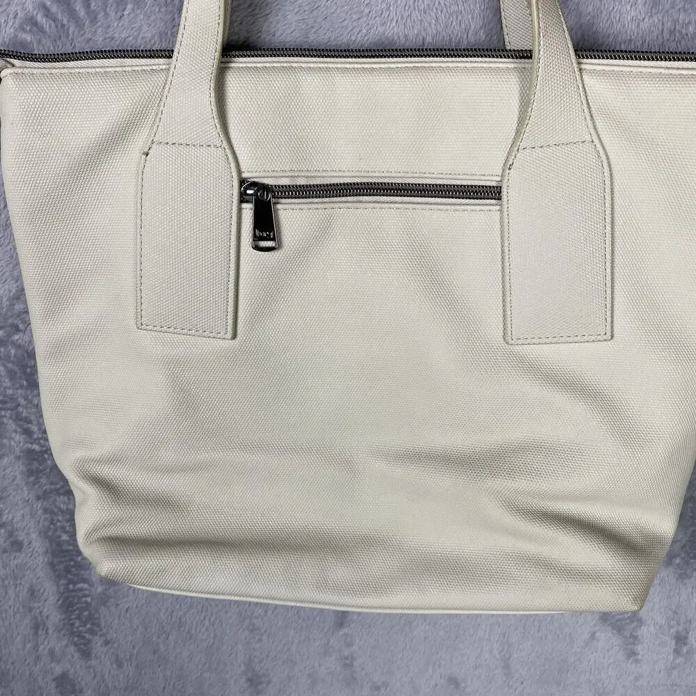 Lug Alto Matte Luxe Bag Purse Pebble IcePop Travel Carry On Handbag Tote Ivory